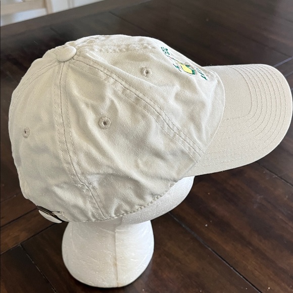American Needle Masters 2011 Golf Hat Beige Adjustable Augusta Logo Cap